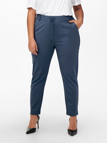 ONLY Carmakoma Regular Pants 'Gold Trash' in Blue: front