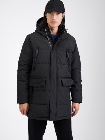 Veste d’hiver CAMP DAVID en noir : devant