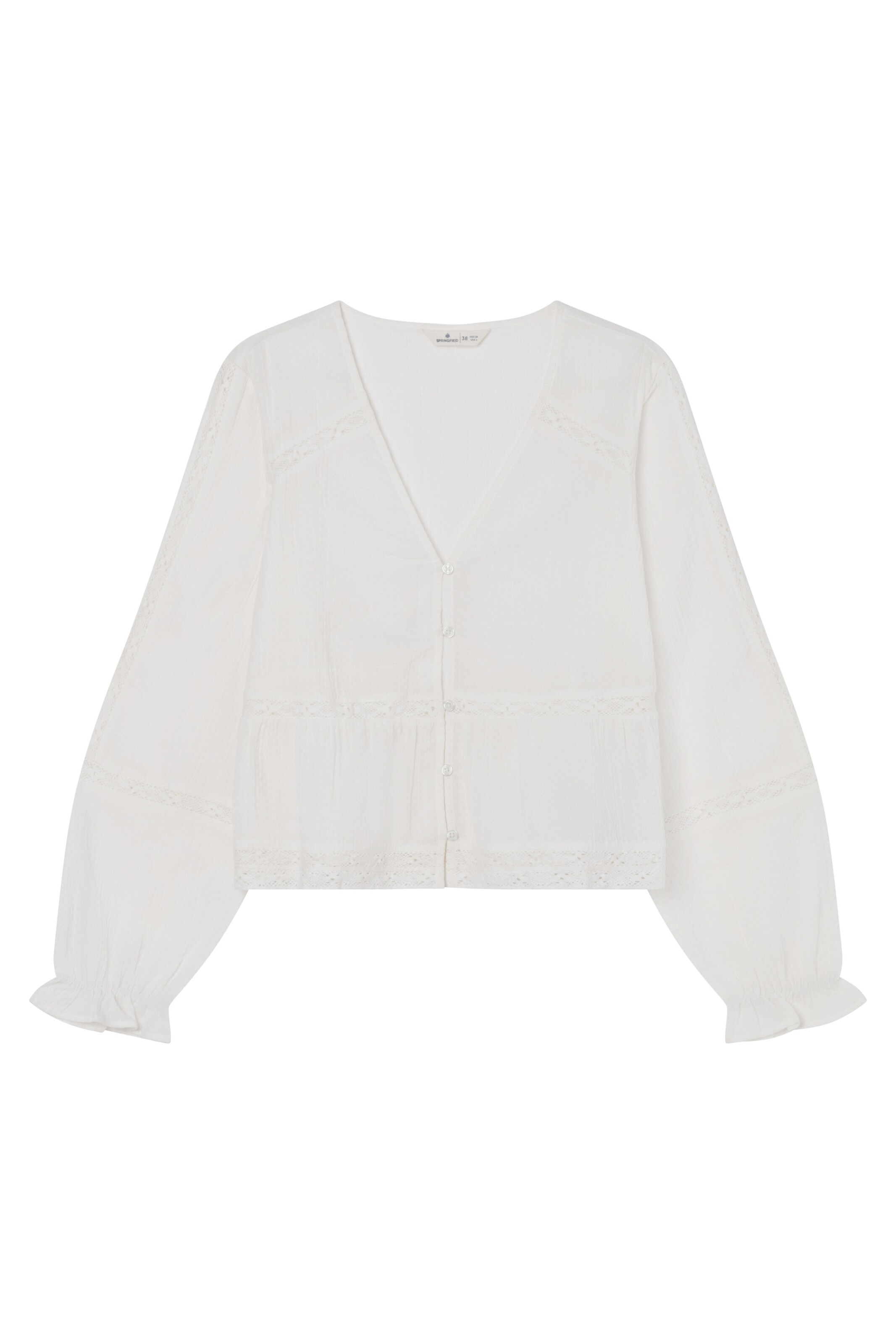 Springfield Blouse in Beige: voorkant