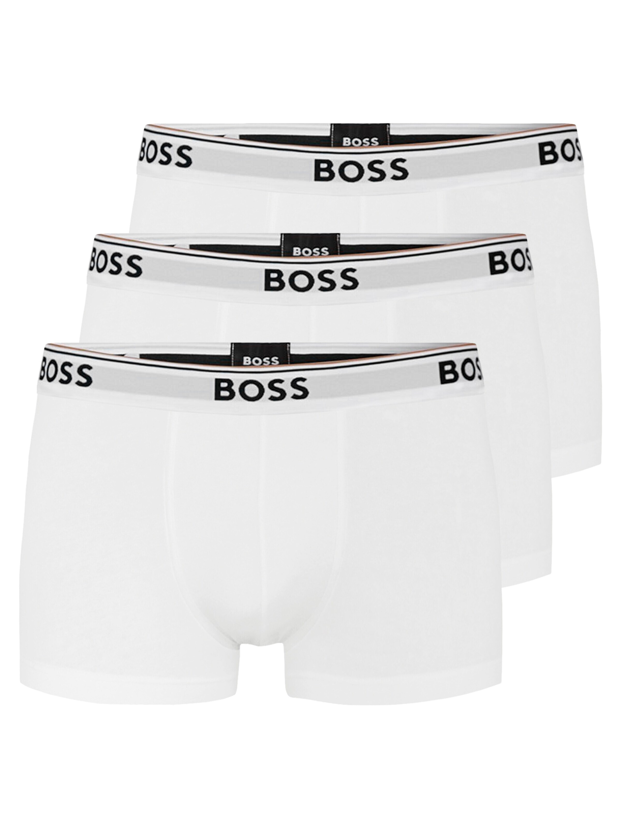 BOSS Boxershorts 'Power Trunks' in Weiß: Vorderseite