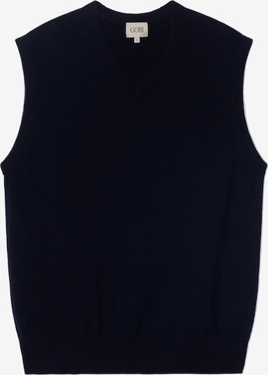S dydžio Liemenė 'Men's Essential V-Neck Cashmere Vest' iš GOBI Cashmere, spalva – nakties mėlyna, Prekių apžvalga