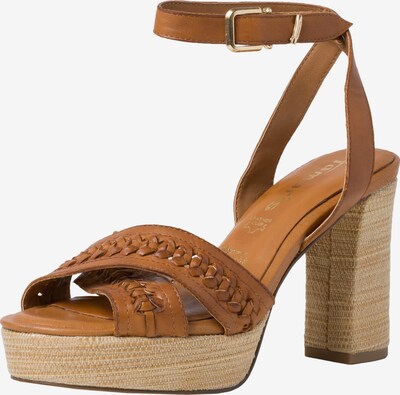TAMARIS Sandale in cognac, Produktansicht
