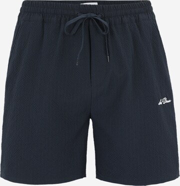 Les Deux Sportbadeshorts 'Stan Seersucker 2.0' in Blau: predná strana