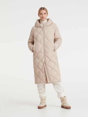 OPUS Zimný kabát 'Hubine' - Béžová: predná strana