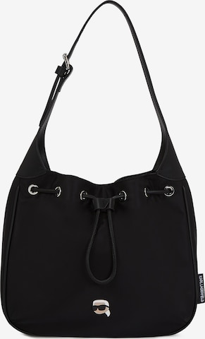 Karl Lagerfeld Pussukkalaukku värissä musta: etupuoli