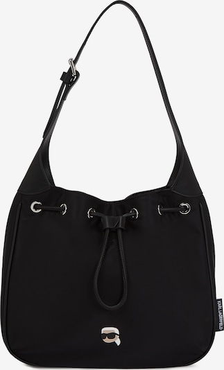 Karl Lagerfeld Vrećasta torba u nude / crna / bijela, Pregled proizvoda