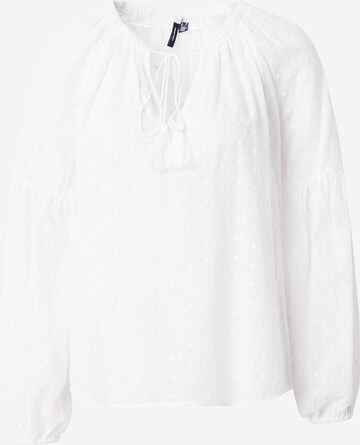 VERO MODA Blus 'KATTY' i vit: framsida