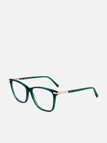 FERRAGAMO Sunglasses 'Ferragamo SF3013 Transparent red 55/15/140 WOMAN Eyewear Frame' in Green: front