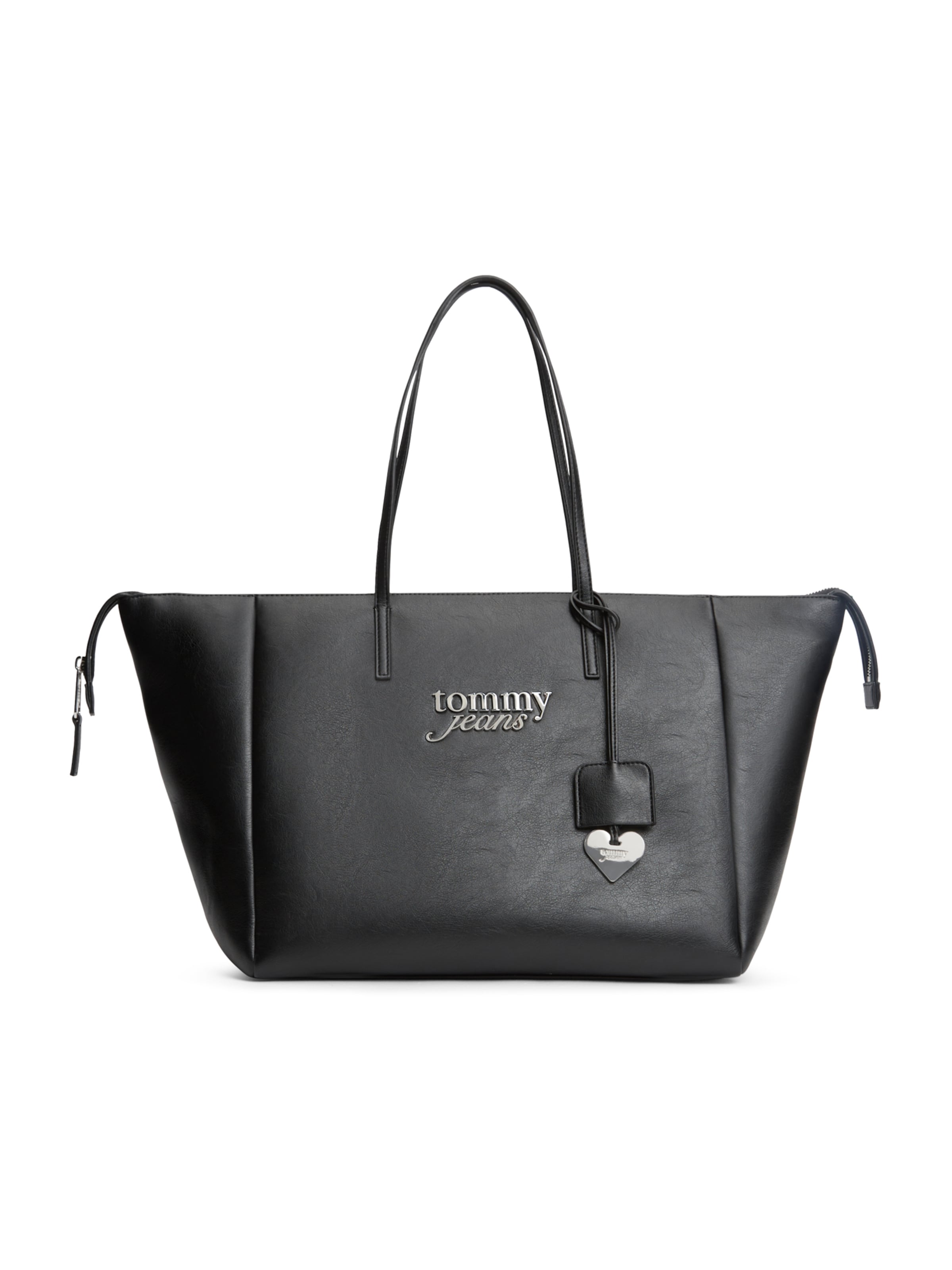 Tommy JeansShopper torba - crna boja: prednji dio