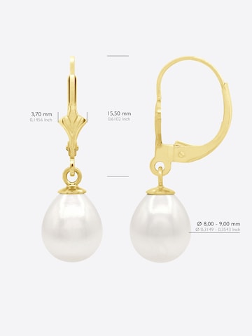 Boucles d'oreilles 'CALLAS' Ateliers Saint Germain en jaune