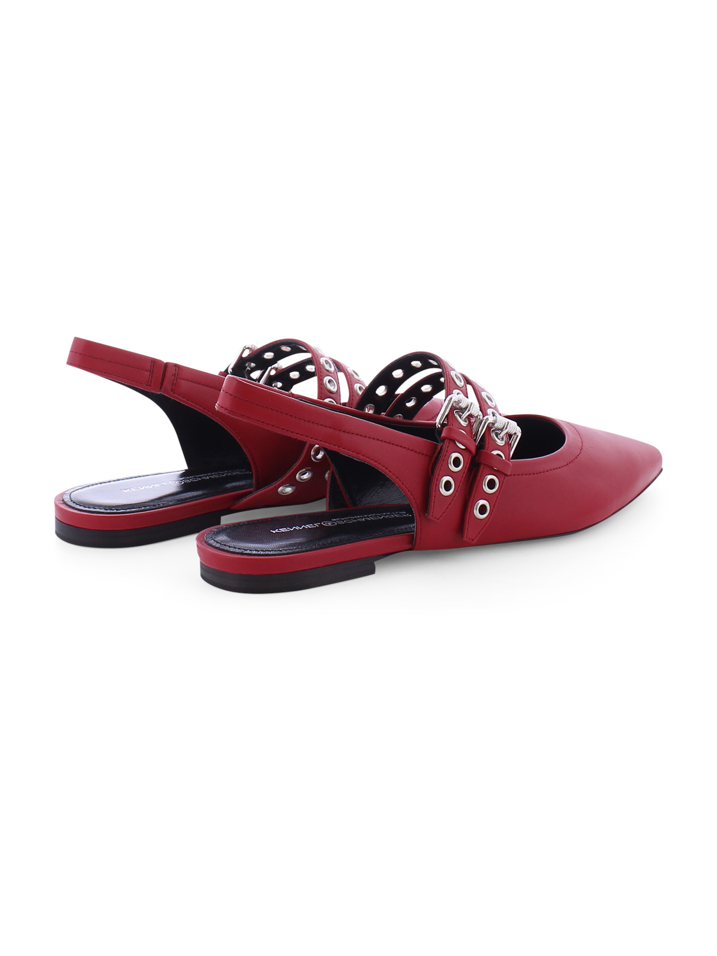 Kennel & Schmenger Ballerina met riempjes 'Greta' in Rood