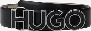 Ceinture 'Zula' HUGO Red en noir : devant