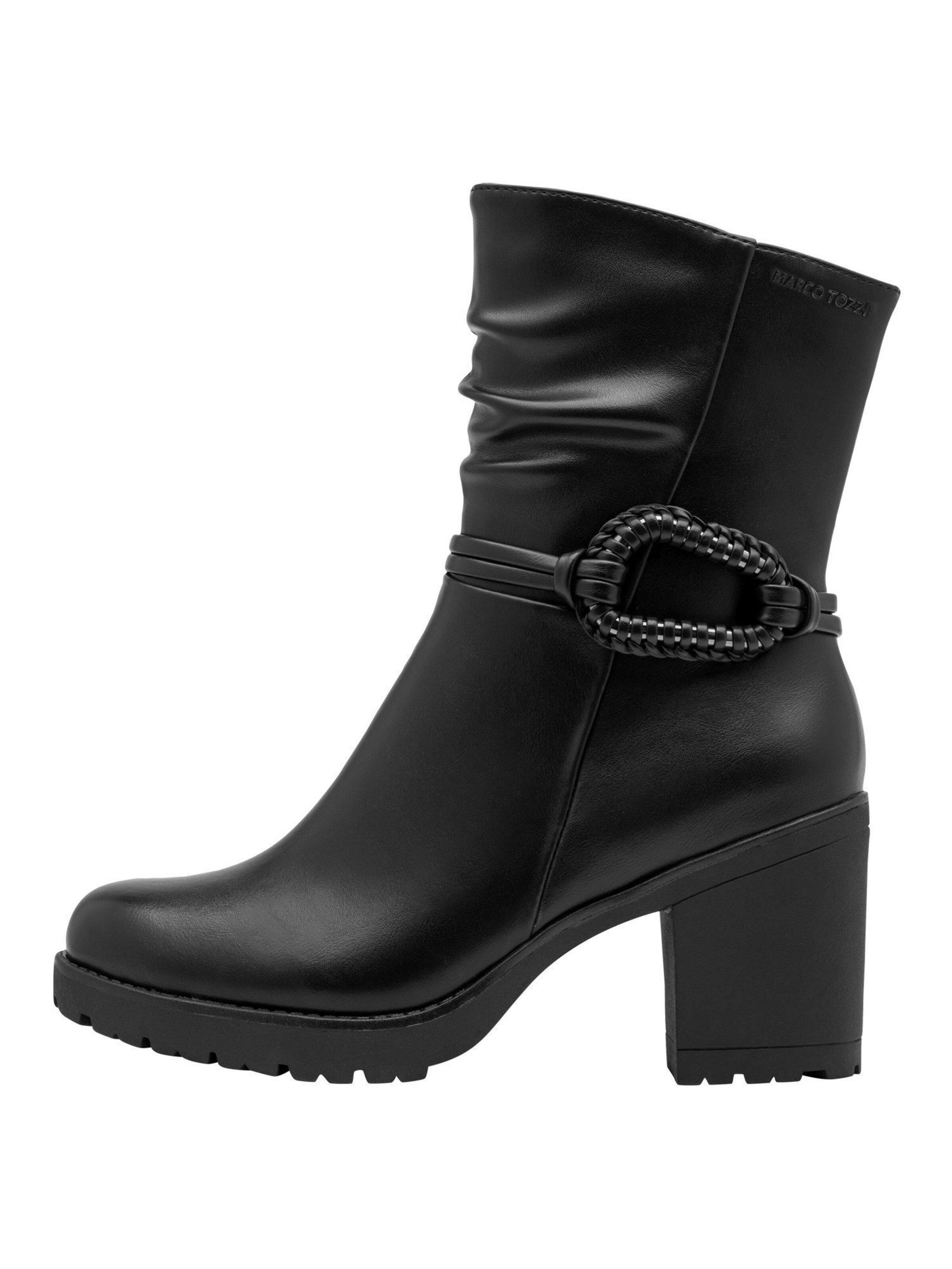 MARCO TOZZI Stiefelette in Schwarz