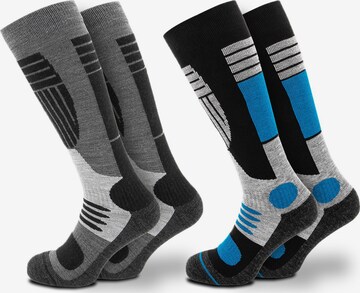 Occulto Athletic Socks 'Ski Felix' in Mixed colors: front