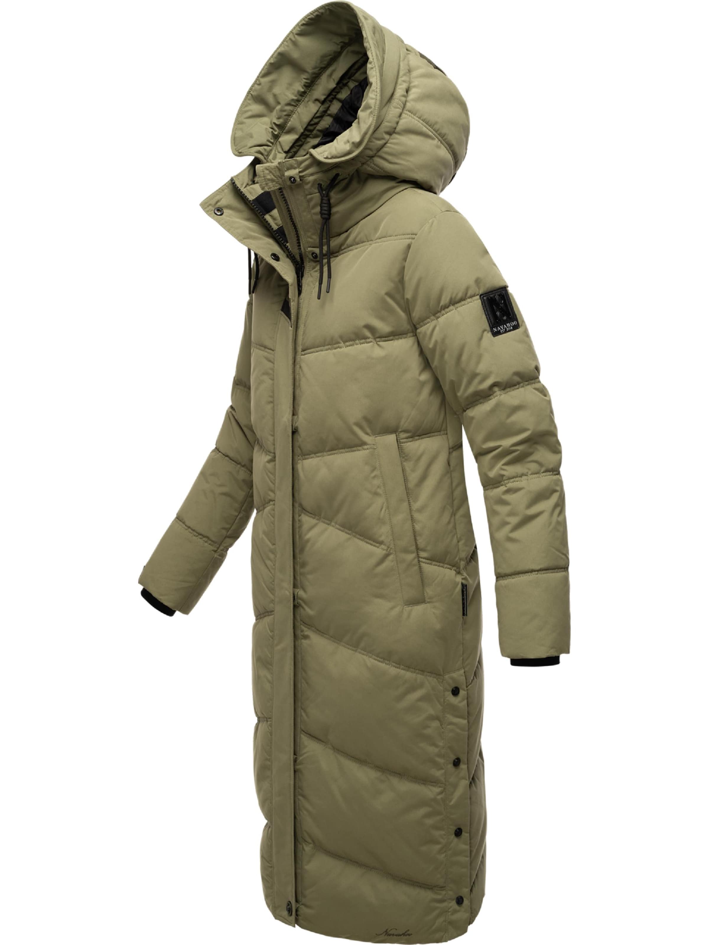 Manteau d’hiver 'Kuschelmausi' NAVAHOO en vert