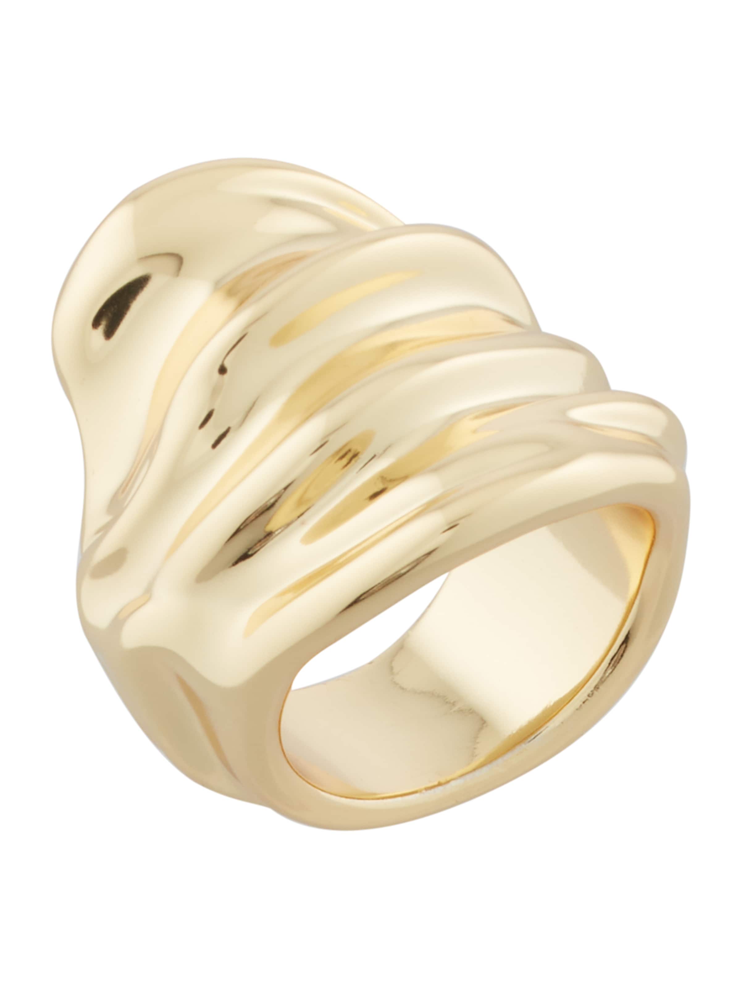 & Other Stories Ring in Gold: front