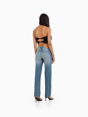 Bershka Regular Jeans in Blue