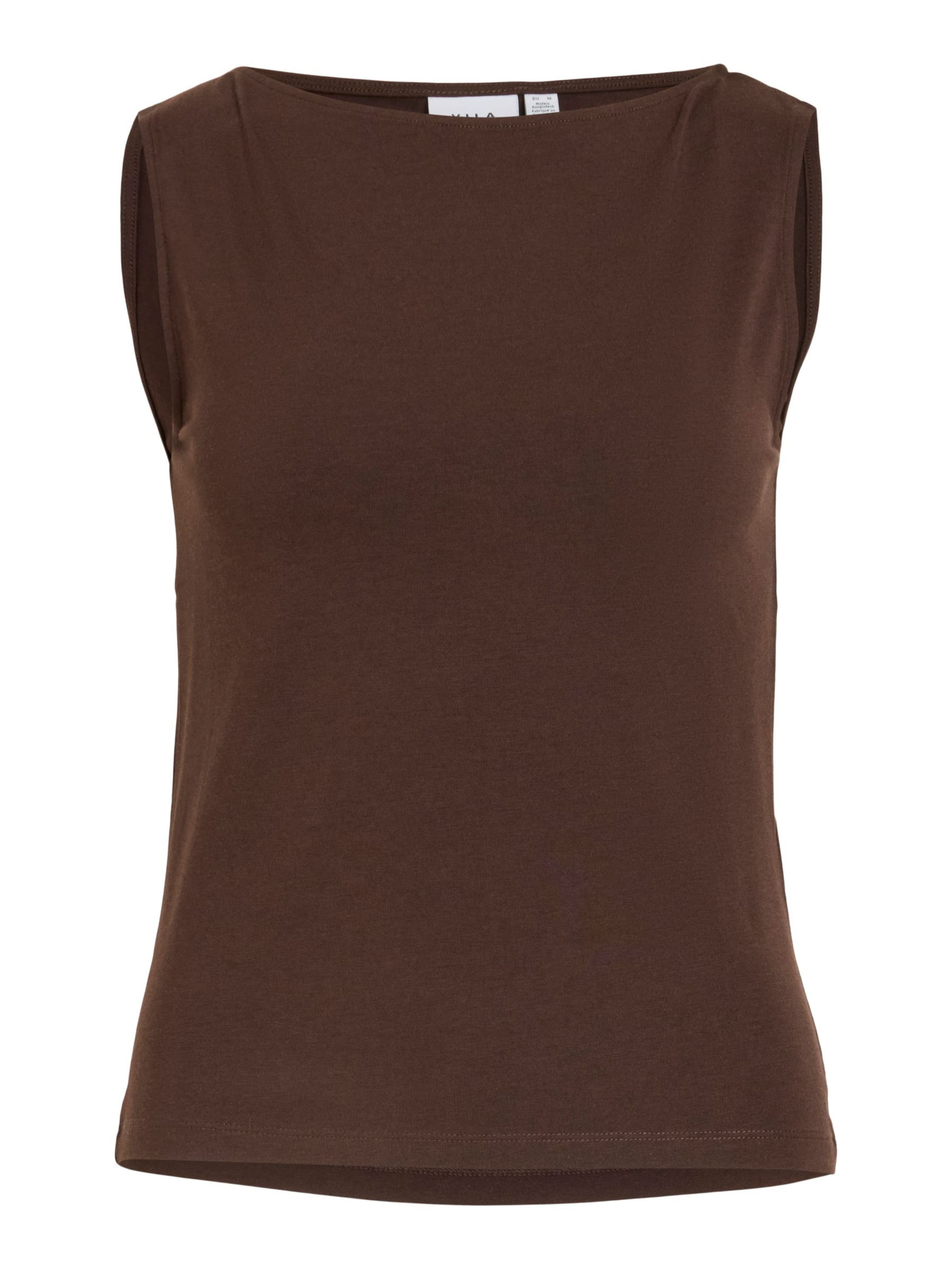 VILA Top 'VIEmilie' in Chocolate, Item view