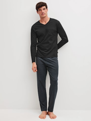 CALIDA Long Pajamas 'Relax Streamline' in Black