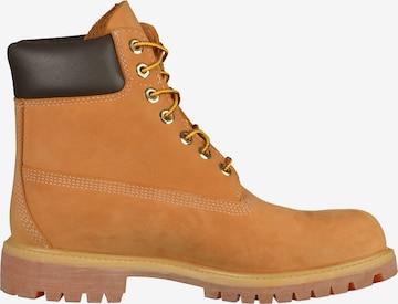 TIMBERLAND Boots med snörning '6IN Premium' i gul