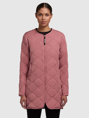 khujo Демисезонная куртка 'AREZ ' в Ярко-розовый: спереди