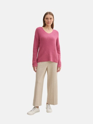 TOM TAILOR Pullover in Pink