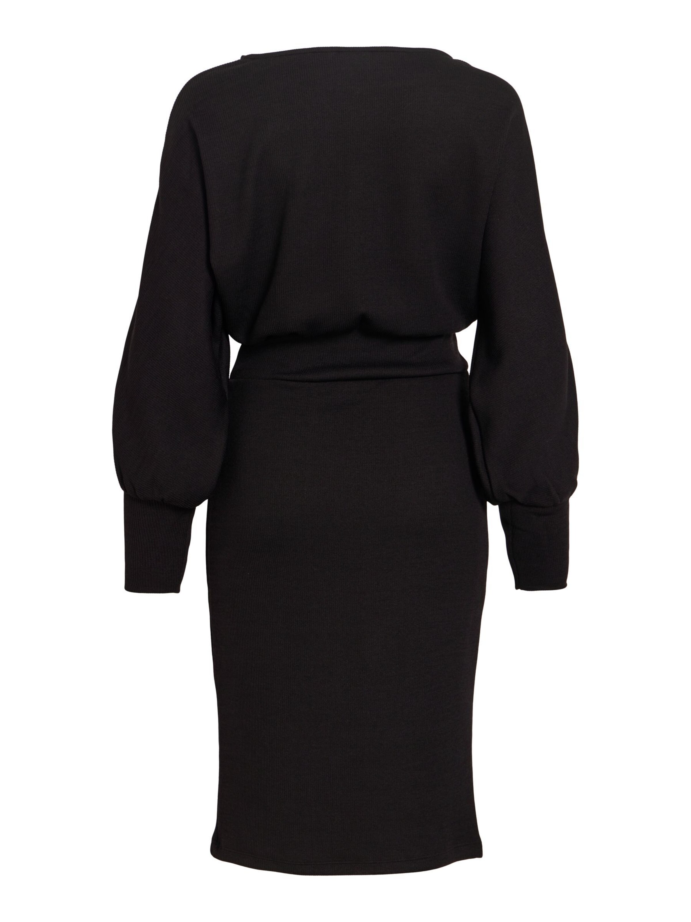 VILA Knit dress in Black