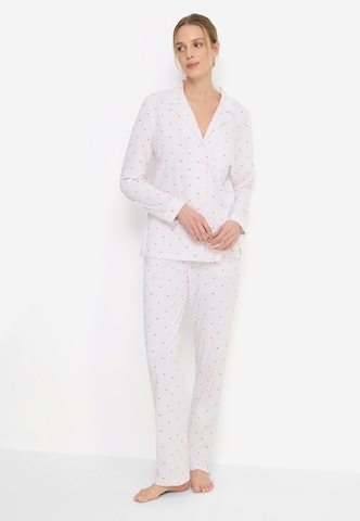 Pijama de la VIVANCE by LASCANA pe alb