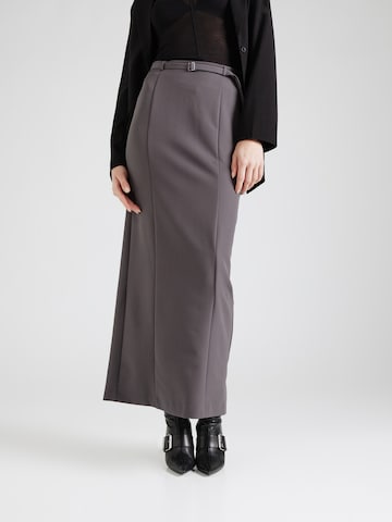 River Island Rok in Grijs: voorkant