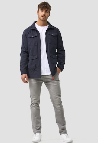 INDICODE JEANS Between-Season Jacket 'Simeon' in Blue