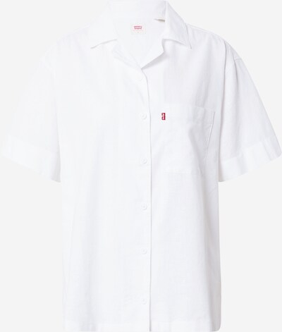 LEVI'S ® Chemisier 'Ari SS Resort Shirt' en rouge sang / blanc, Vue avec produit