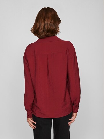 VILA - Blusa 'VIDomira' em vermelho