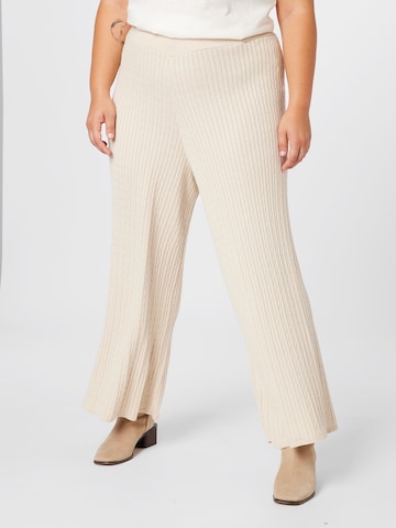 Guido Maria Kretschmer Curvy Loosefit Hose 'Valeria' in Beige: predná strana