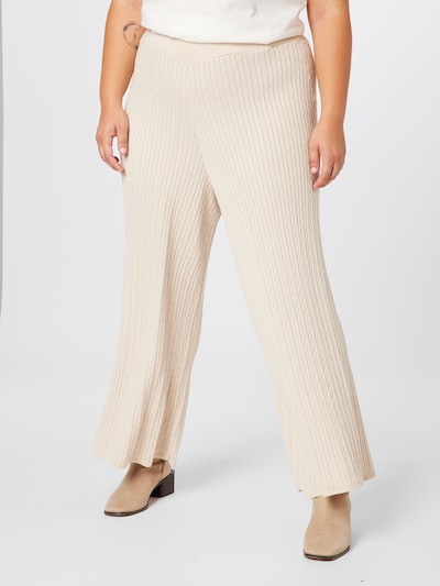 Guido Maria Kretschmer Curvy Collection Pants 'Valeria' in Cream, View model