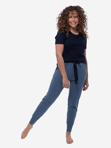 Ammann Pyjama 'Night & Home' in Blau