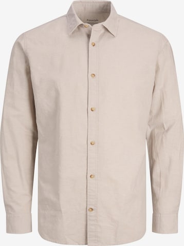 Chemise JACK & JONES en beige : devant