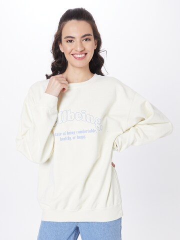 Nasty Gal Μπλούζα φούτερ σε κίτρινο: μπροστά