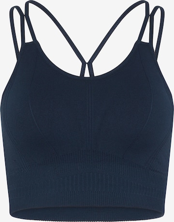 Born Living Yoga Bralette Sports top 'Kamay' in Blue: front