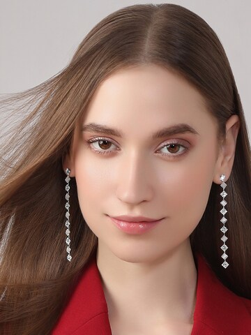 MISH Earrings 'Geranium' in Silver