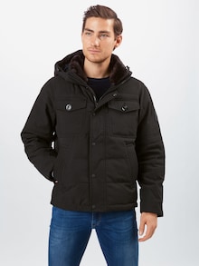 TOMMY HILFIGER Winterjacke in schwarz