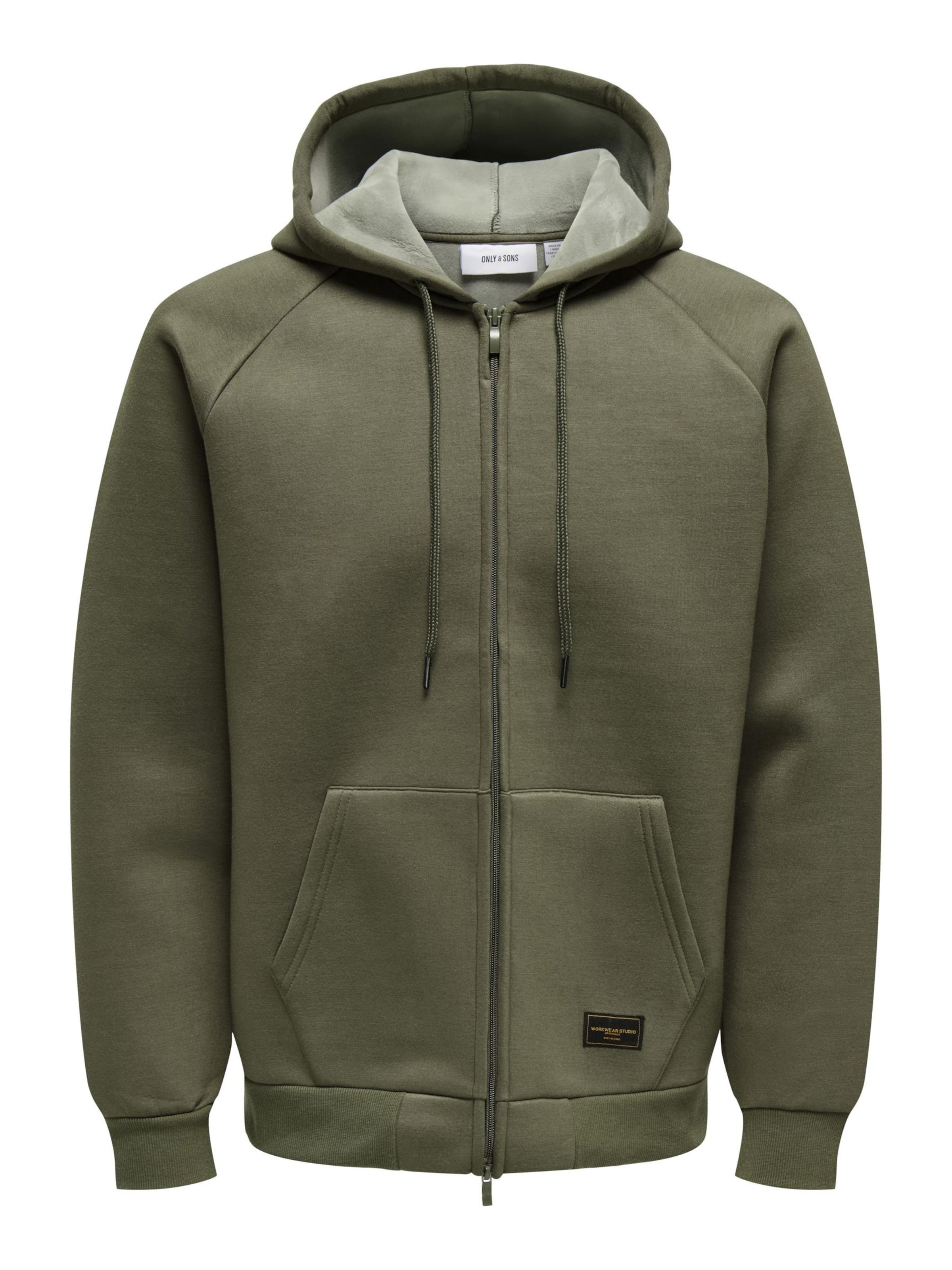 Sweat-shirt Only & Sons en marron : devant