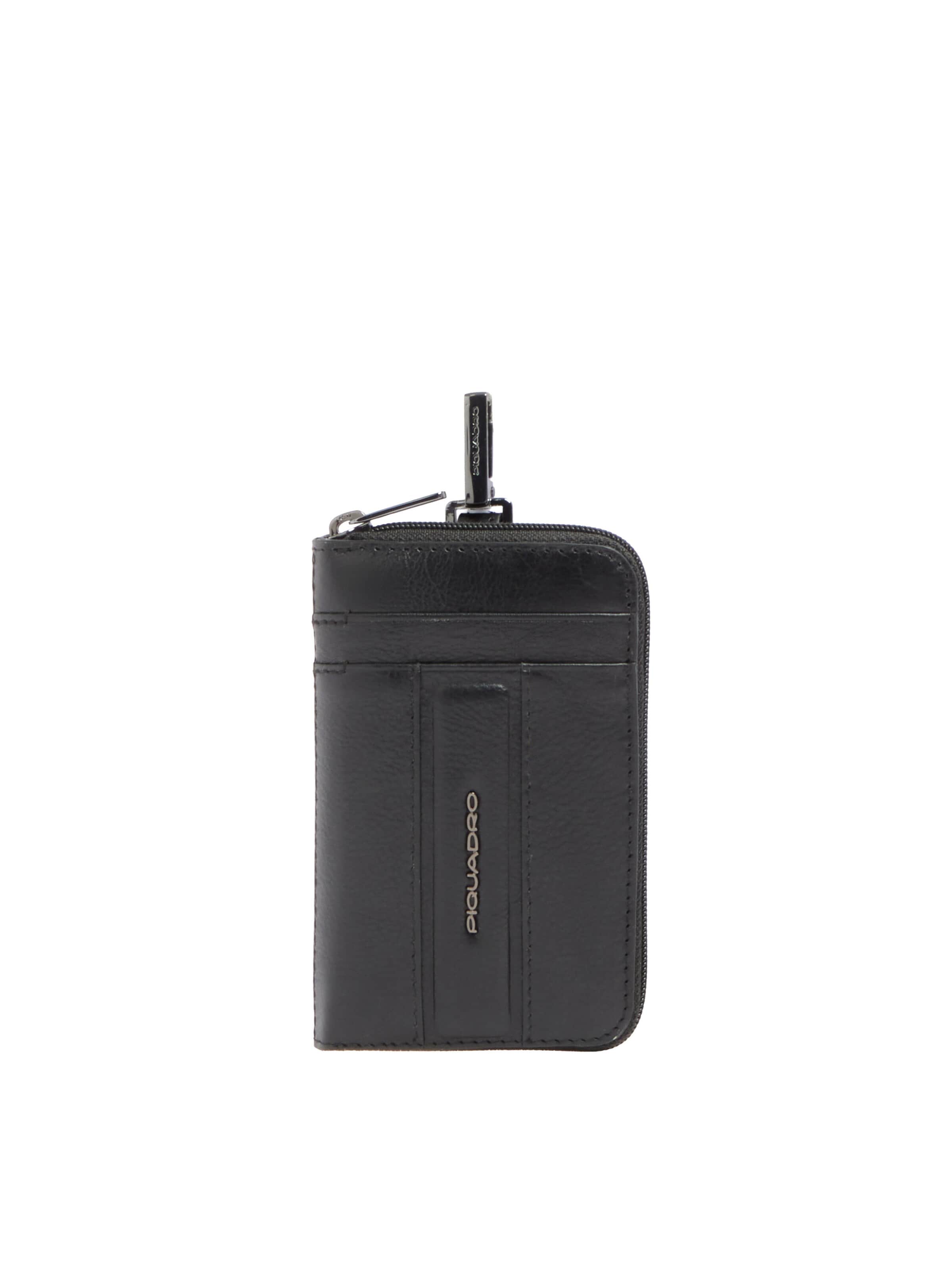 Piquadro Sleutelhanger in Zwart: voorkant