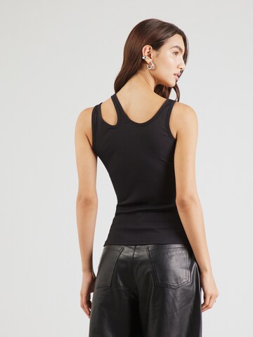 Top 'Datrus' di HUGO in nero