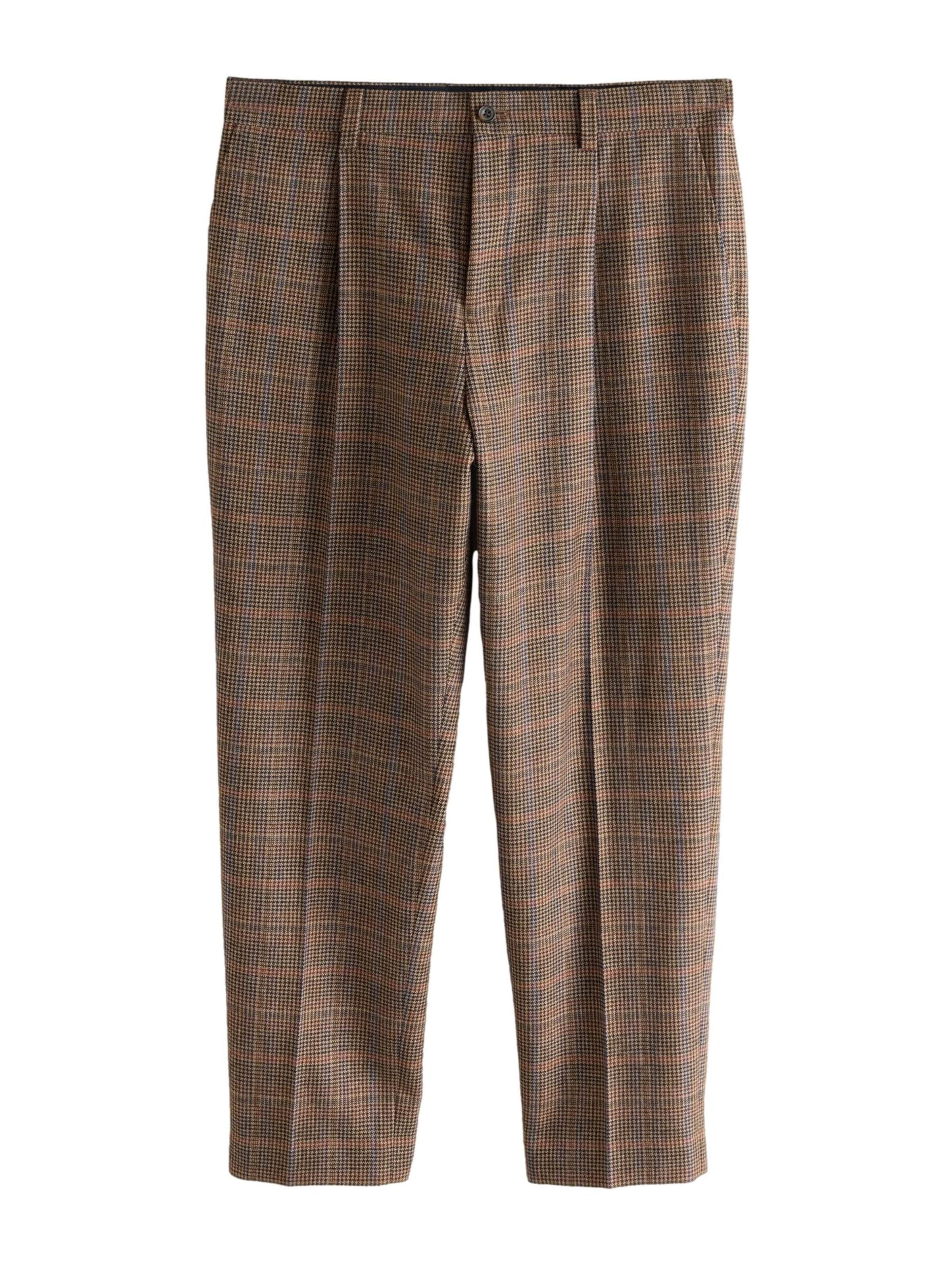 Next Slimfit Hose in Braun: Vorderseite