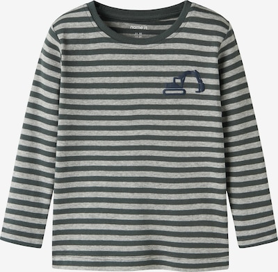 NAME IT Majica 'NMMVILLY' u tamno plava / siva melange / tamno zelena, Pregled proizvoda