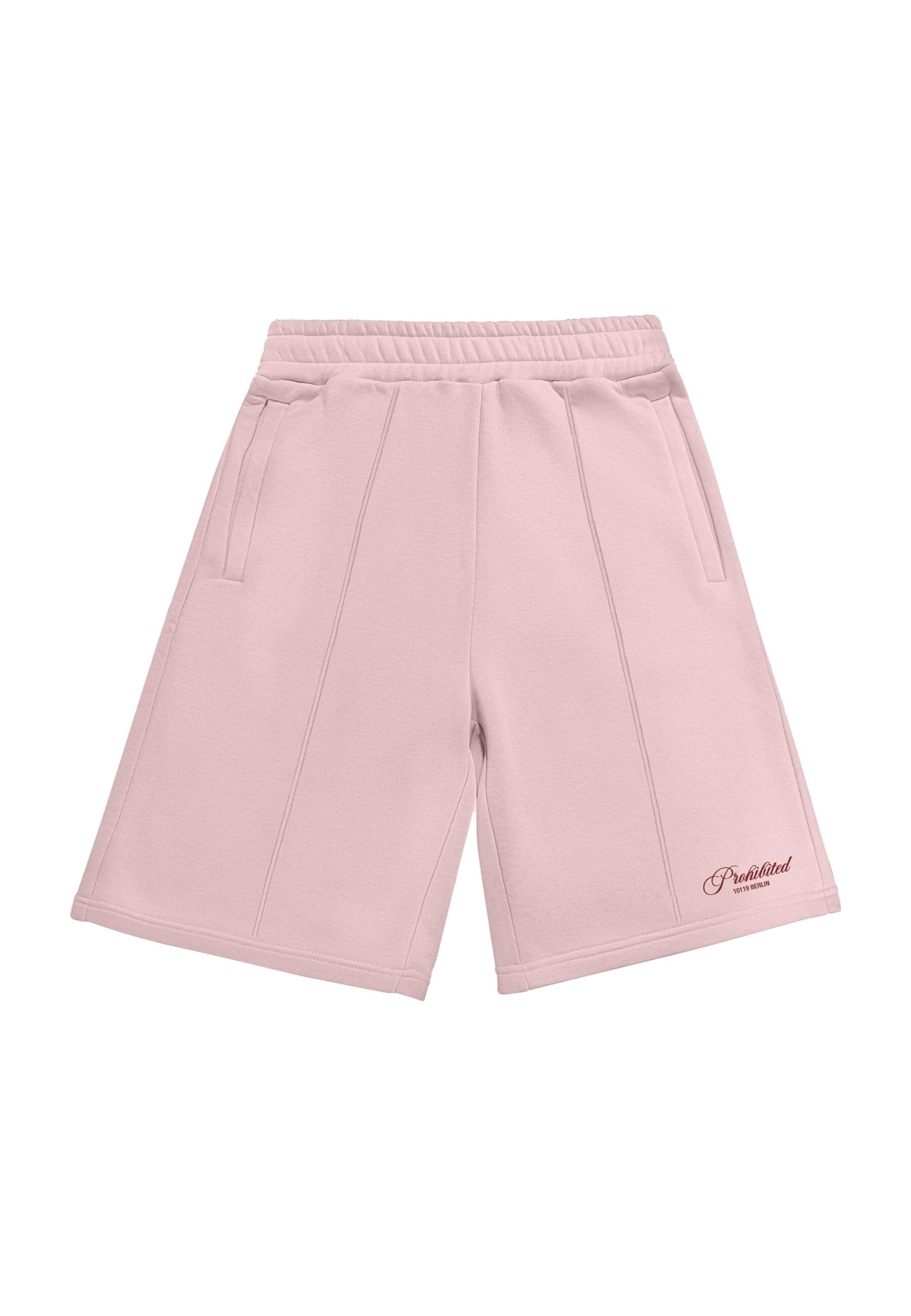 Prohibited Normální Kalhoty 'Hometown' – pink: přední strana