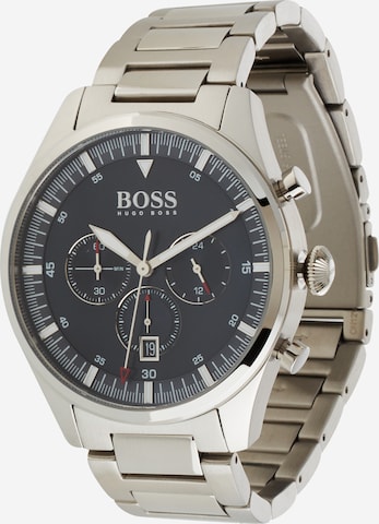 BOSS Analoog horloge 'Pioneer' in Zilver: voorkant