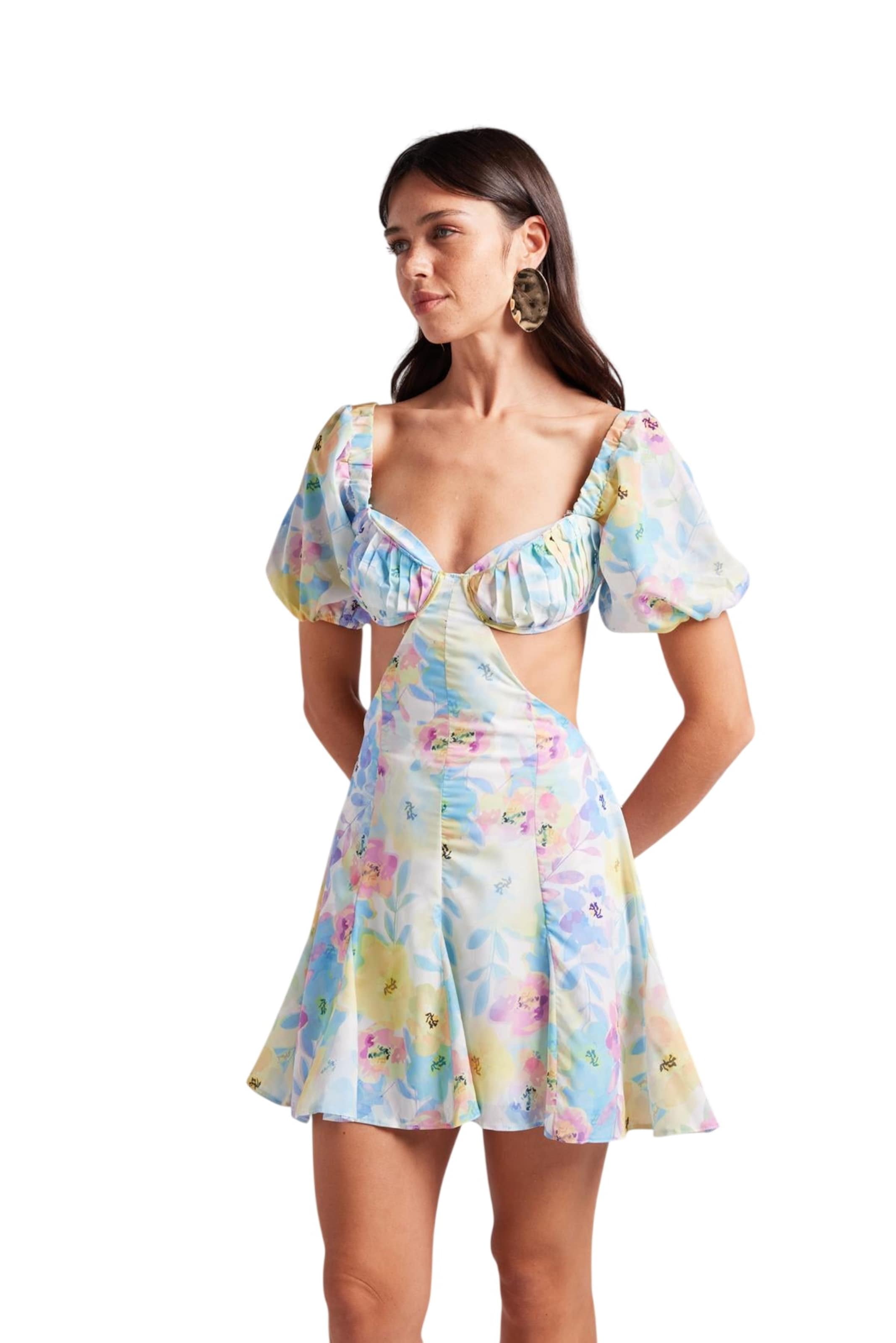 HOLLY LOLLY Summer dress in Blue: front