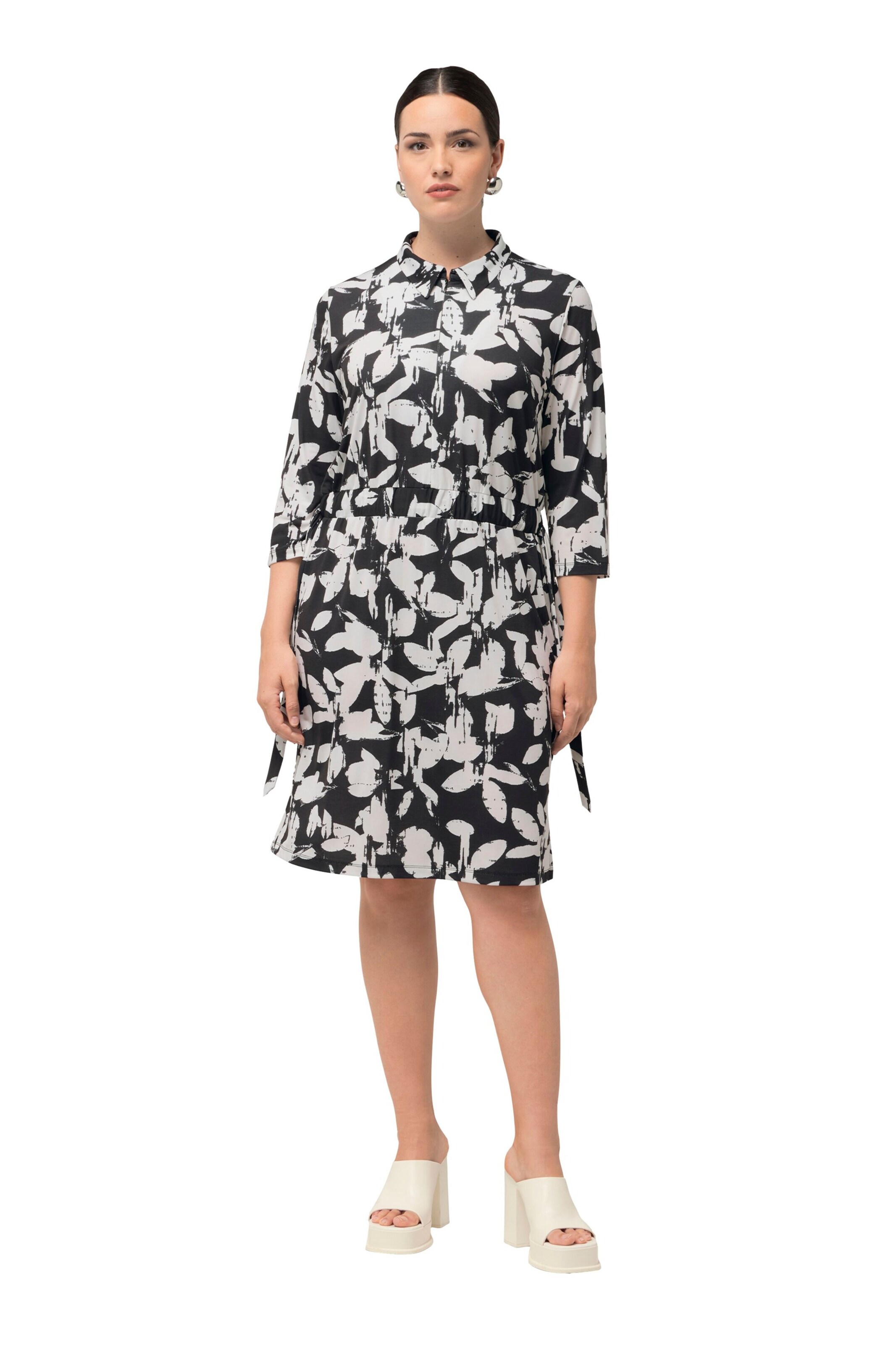 Ulla Popken Kleid in Blau: Vorderseite