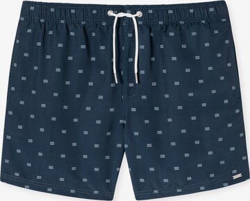 SCHIESSER Board Shorts 'Aqua' in Blue: front